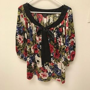 Blouse with bow